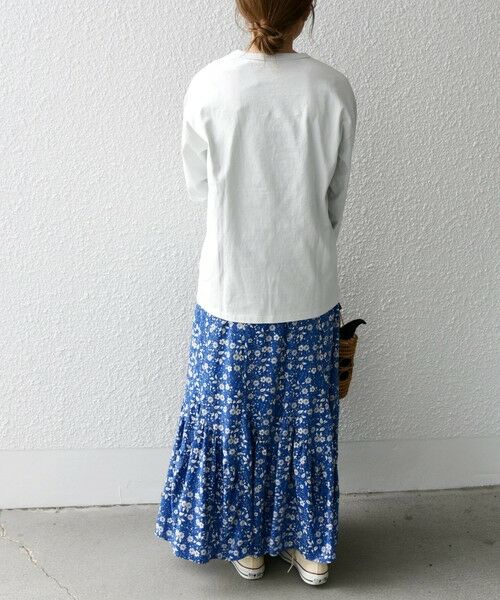 SHIPS for women / シップスウィメン Tシャツ | 【SHIPS any別注】THE KNiTS: CONTINUE ロゴ プリント ＆ 刺繍 ロング スリーブTEE | 詳細21