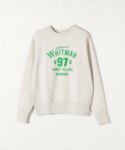 SHIPS for women / シップスウィメン スウェット | 【SHIPS any別注】THE KNiTS: WHITMAN ロゴ プリント & 刺繍 スウェット | 詳細23