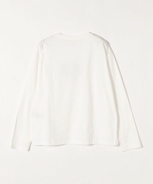 SHIPS for women / シップスウィメン カットソー | 【SHIPS any別注】〈洗濯機可能〉MONMIMI: ロゴ プリント ロング TEE 23SS | 詳細2
