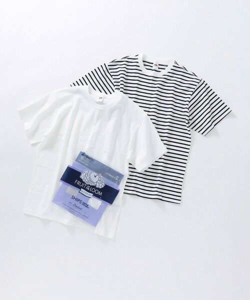SHIPS any別注】FRUIT OF THE LOOM: STANDARD 2枚組 パック Tシャツ <WOMEN> （Tシャツ）｜SHIPS  for women / シップスウィメン ファッション通販 タカシマヤファッションスクエア