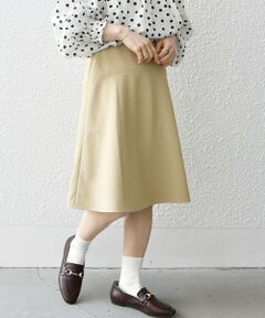 SHIPS any:〈洗濯機可能〉フレア ミディ スプリング スカート