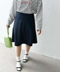 SHIPS any:〈洗濯機可能〉フレア ミディ スプリング スカート