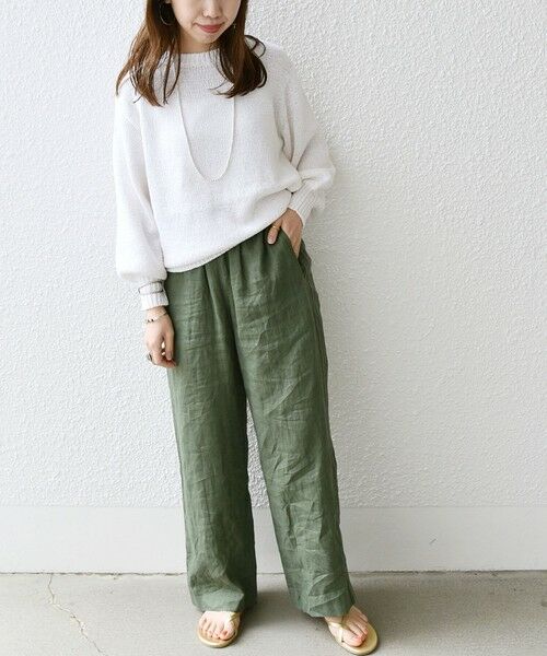 SHIPS / シップス ニット・セーター | SHIPS any:〈手洗い可能〉テープヤーン ドルマン プルオーバー | 詳細8