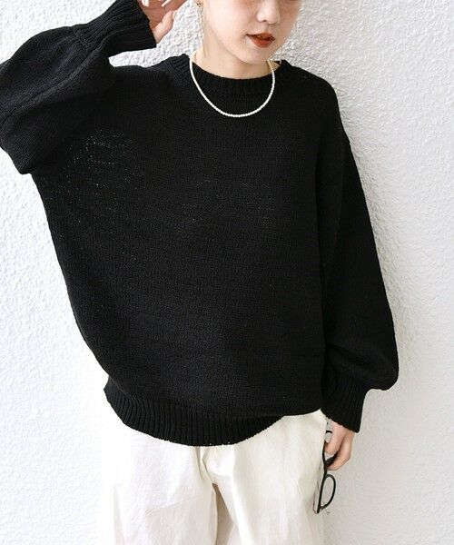 SHIPS / シップス ニット・セーター | SHIPS any:〈手洗い可能〉テープヤーン ドルマン プルオーバー | 詳細19