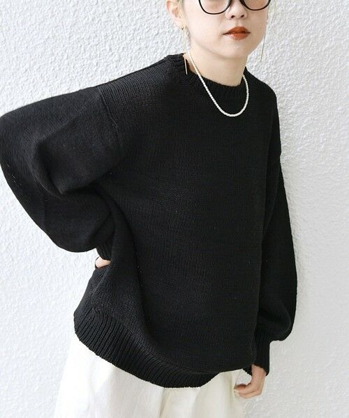 SHIPS / シップス ニット・セーター | SHIPS any:〈手洗い可能〉テープヤーン ドルマン プルオーバー | 詳細20