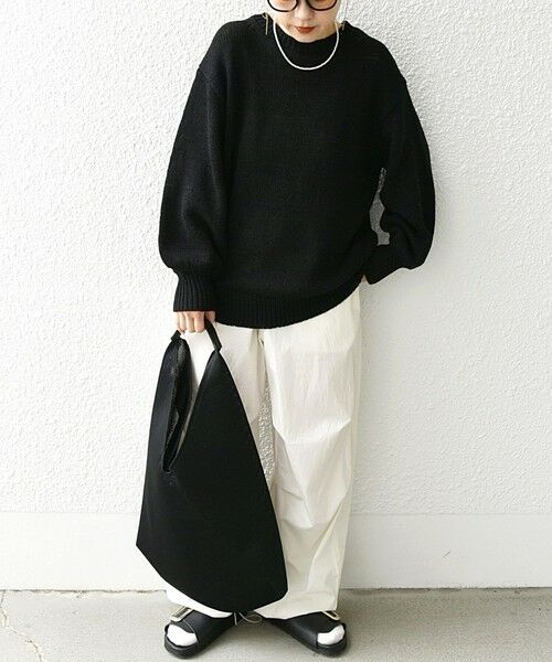 SHIPS / シップス ニット・セーター | SHIPS any:〈手洗い可能〉テープヤーン ドルマン プルオーバー | 詳細23