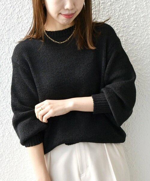 SHIPS / シップス ニット・セーター | SHIPS any:〈手洗い可能〉テープヤーン ドルマン プルオーバー | 詳細24