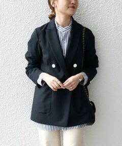 SHIPS / シップス テーラードジャケット | SHIPS any:〈洗濯機可能〉ライト ダブル ジャケット