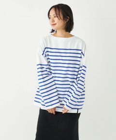 SHIPS Colors:〈洗濯機可能〉バスクボーダー オーバー TEE