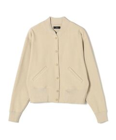 SHIPS Primary Navy Label:〈手洗い可能〉ハイゲージ 裏毛 カーディガン