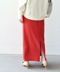 SHIPS / シップス ロング・マキシ丈スカート | * 〈手洗い可能〉Iライン ベルト スリット スカート◇