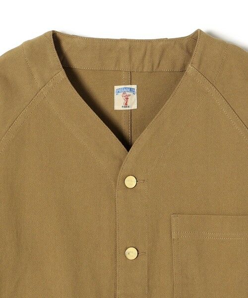 SHIPS / シップス ノーカラージャケット | PICCADILLY:〈洗濯機可能〉ノーカラー カバーオール | 詳細3