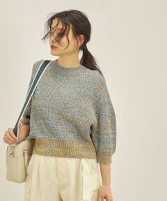 SHIPS / シップス ニット・セーター | 〈手洗い可能〉ミックス メランジ リネン プルオーバー◇