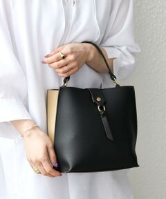 SHIPS / シップス ショルダーバッグ | SHIPS any: バイカラー2WAY スクエア ショルダー バッグ