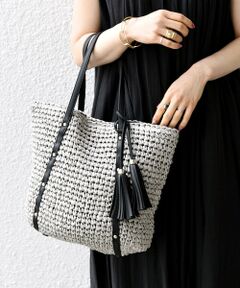 SHIPS / シップス トートバッグ | SHIPS any: タッセル付き スタッズ コマアミ トートバッグ