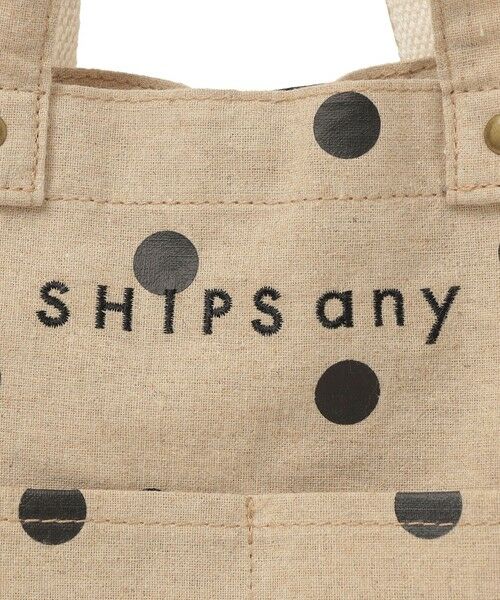 SHIPS for women / シップスウィメン トートバッグ | SHIPS any: ドット リネン コットン マーケット トートバッグ | 詳細13