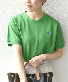 【SHIPS any別注】LACOSTE: PIQUE クルーネック Tシャツ 24SS