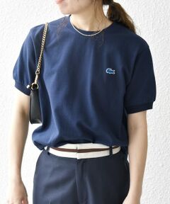 【SHIPS any別注】LACOSTE: PIQUE クルーネック Tシャツ 24SS