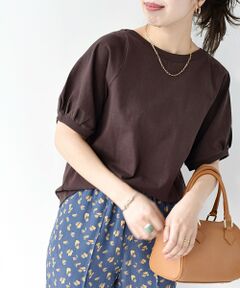 SHIPS any:〈抗菌防臭〉USAコットン ボリューム スリーブ TEE