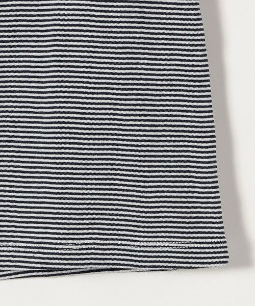 SHIPS for women / シップスウィメン Tシャツ | 【SHIPS any別注】PETIT BATEAU:〈洗濯機可能〉ロゴ プリント ボーダー 半袖 Tシャツ 23SS | 詳細13