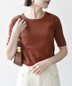 SHIPS / シップス Tシャツ | SHIPS any:〈洗濯機可能〉テレコ リブ ハーフスリーブ TEE