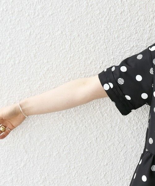 SHIPS / シップス ロング・マキシ丈ワンピース | SHIPS any:〈洗濯機可能〉ドット シャツ カラー ワンピース | 詳細19