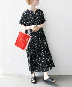 SHIPS / シップス ロング・マキシ丈ワンピース | SHIPS any:〈洗濯機可能〉エア ボイル ギャザー シャツ ワンピース