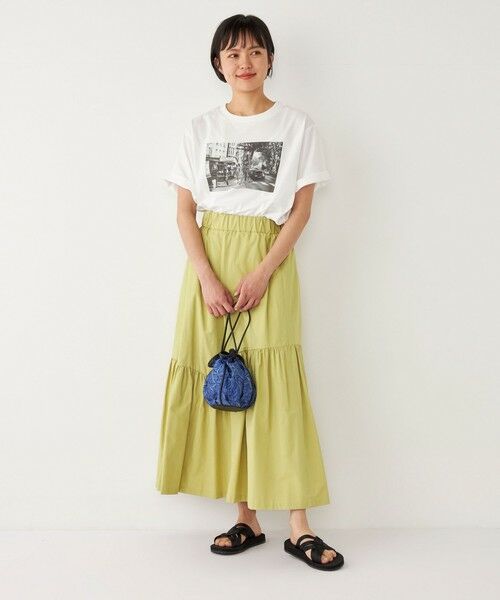 SHIPS for women / シップスウィメン Tシャツ | SHIPS Colors:〈洗濯機可能〉クロッシング フォト TEE | 詳細8