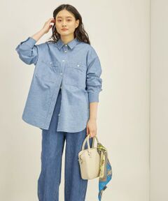 SHIPS / シップス シャツ・ブラウス | 〈洗濯機可能〉デニム ダブル ポケット シャツ◇