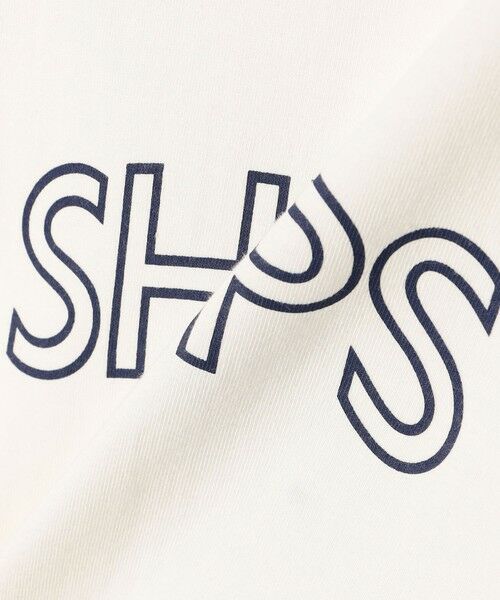 SHIPS for women / シップスウィメン Tシャツ | 【WEB限定】 SHIPS ラウンド プリント ロゴ TEE | 詳細10
