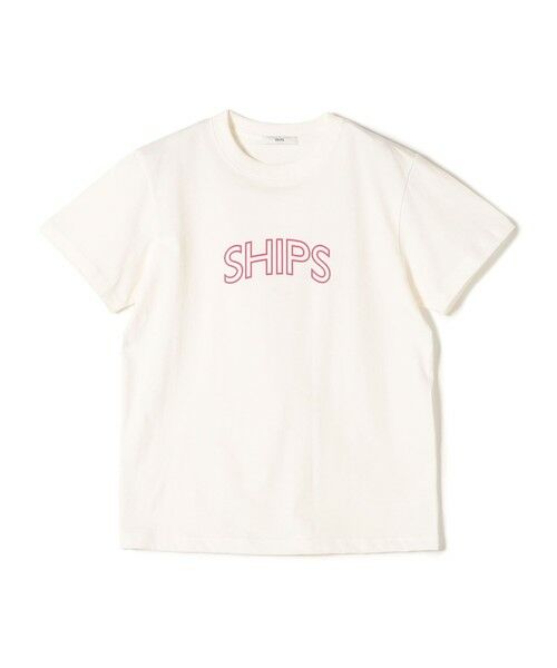 SHIPS / シップス Tシャツ | 【累計販売数7.5万枚突破!!】《一部追加予約》【WEB限定】 SHIPS ラウンド プリント ロゴ TEE | 詳細15