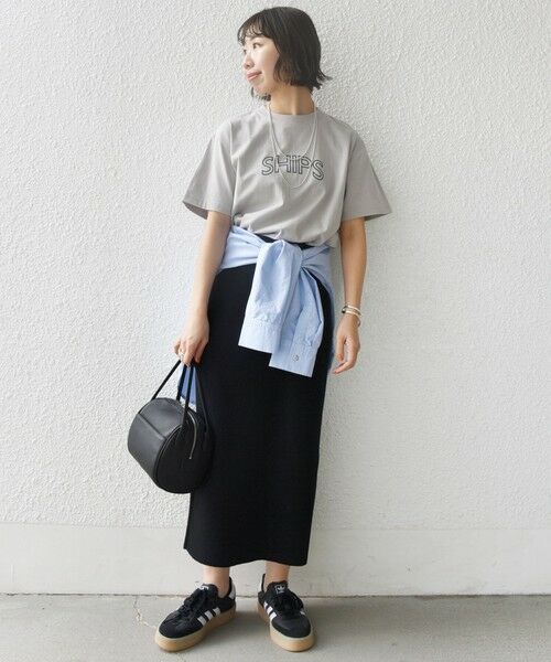 SHIPS / シップス Tシャツ | 【累計販売数7.5万枚突破!!】《一部追加予約》【WEB限定】 SHIPS ラウンド プリント ロゴ TEE | 詳細17