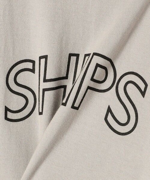 SHIPS for women / シップスウィメン Tシャツ | 《一部追加予約》* SHIPS ラウンド プリント ロゴ TEE◇ | 詳細24