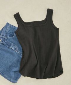 SHIPS / シップス タンクトップ | ランダム テレコ タンクトップ◇