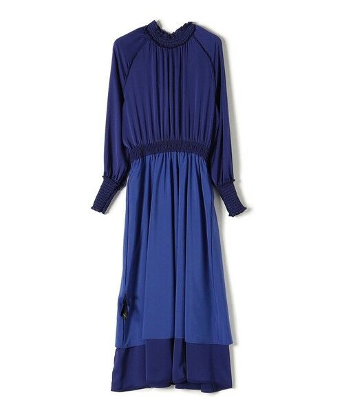 SHIPS / シップス ロング・マキシ丈ワンピース | 〈洗濯機可能〉シャーリング ウエスト ゴム ワンピース | 詳細27