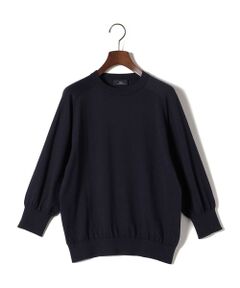 SHIPS / シップス ニット・セーター | SHIPS Primary Navy Label:〈手洗い可能〉スヴィン ドルマン プルオーバー