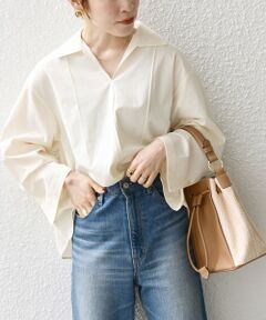 SHIPS / シップス シャツ・ブラウス | SHIPS any:〈洗濯機可能〉ドライリネン ピンタック ブラウス