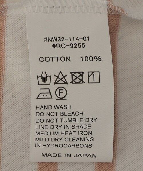SHIPS for women / シップスウィメン Tシャツ | ORCIVAL:〈手洗い可能〉ショートスリーブ ボーダー プルオーバー 23SS | 詳細8