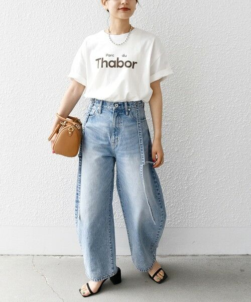SHIPS for women / シップスウィメン Tシャツ | SHIPS any:〈洗濯機可能〉スーベニア ロゴ  ビッグ TEE | 詳細12