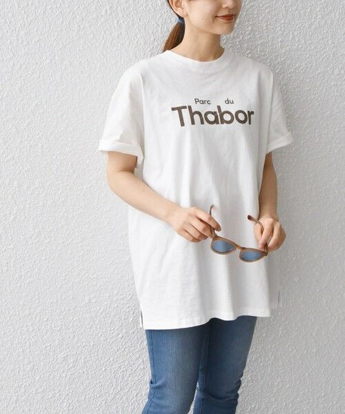 SHIPS for women / シップスウィメン Tシャツ | SHIPS any:〈洗濯機可能〉スーベニア ロゴ  ビッグ TEE | 詳細13