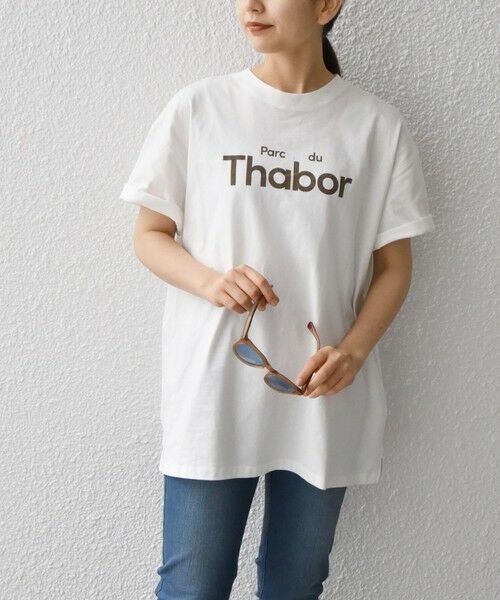 SHIPS for women / シップスウィメン Tシャツ | SHIPS any:〈洗濯機可能〉スーベニア ロゴ  ビッグ TEE | 詳細14