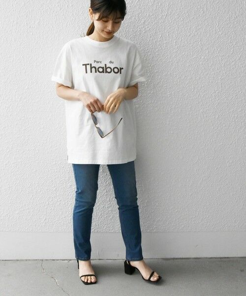 SHIPS for women / シップスウィメン Tシャツ | SHIPS any:〈洗濯機可能〉スーベニア ロゴ  ビッグ TEE | 詳細15