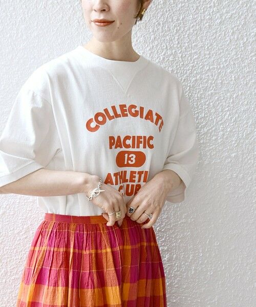 SHIPS for women / シップスウィメン Tシャツ | 【SHIPS any別注】Collegiate Pacific: Tシャツ 23SS | 詳細24