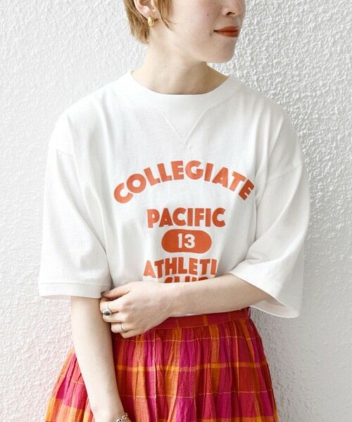 SHIPS for women / シップスウィメン Tシャツ | 【SHIPS any別注】Collegiate Pacific: Tシャツ 23SS | 詳細25
