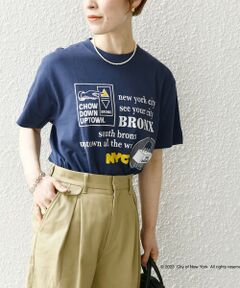 GOOD ROCK SPEED:〈洗濯機可能〉NYC ロゴ プリント TEE