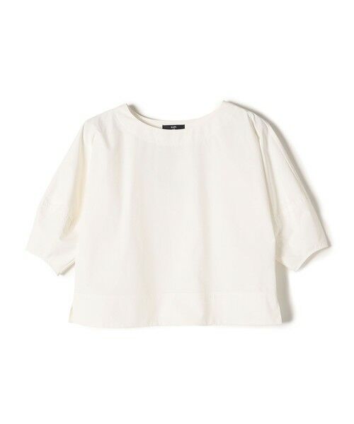 SHIPS / シップス シャツ・ブラウス | SHIPS Colors:〈洗濯機可能〉タックスリーブ クロップドブラウス（オフホワイト）