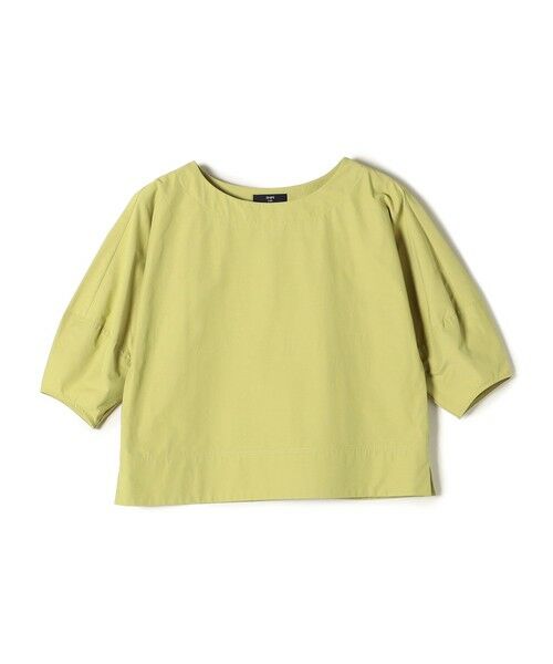 SHIPS / シップス シャツ・ブラウス | SHIPS Colors:〈洗濯機可能〉タックスリーブ クロップドブラウス（イエロー）