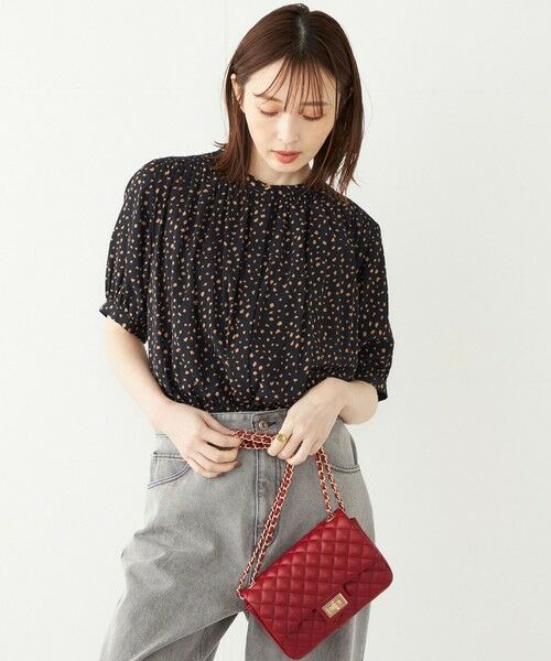 SHIPS / シップス シャツ・ブラウス | SHIPS Colors:〈洗濯機可能〉サテン ギャザー 5分袖 シャツ◇ | 詳細19