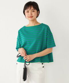 SHIPS / シップス Tシャツ | SHIPS Colors:〈洗濯機可能〉ボーダー クロップドTEE