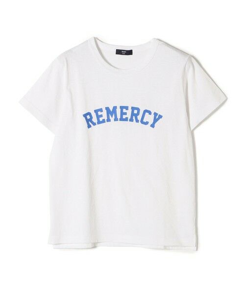 SHIPS for women / シップスウィメン Tシャツ | SHIPS Colors:〈洗濯機可能〉REMERCY ロゴ TEE | 詳細2